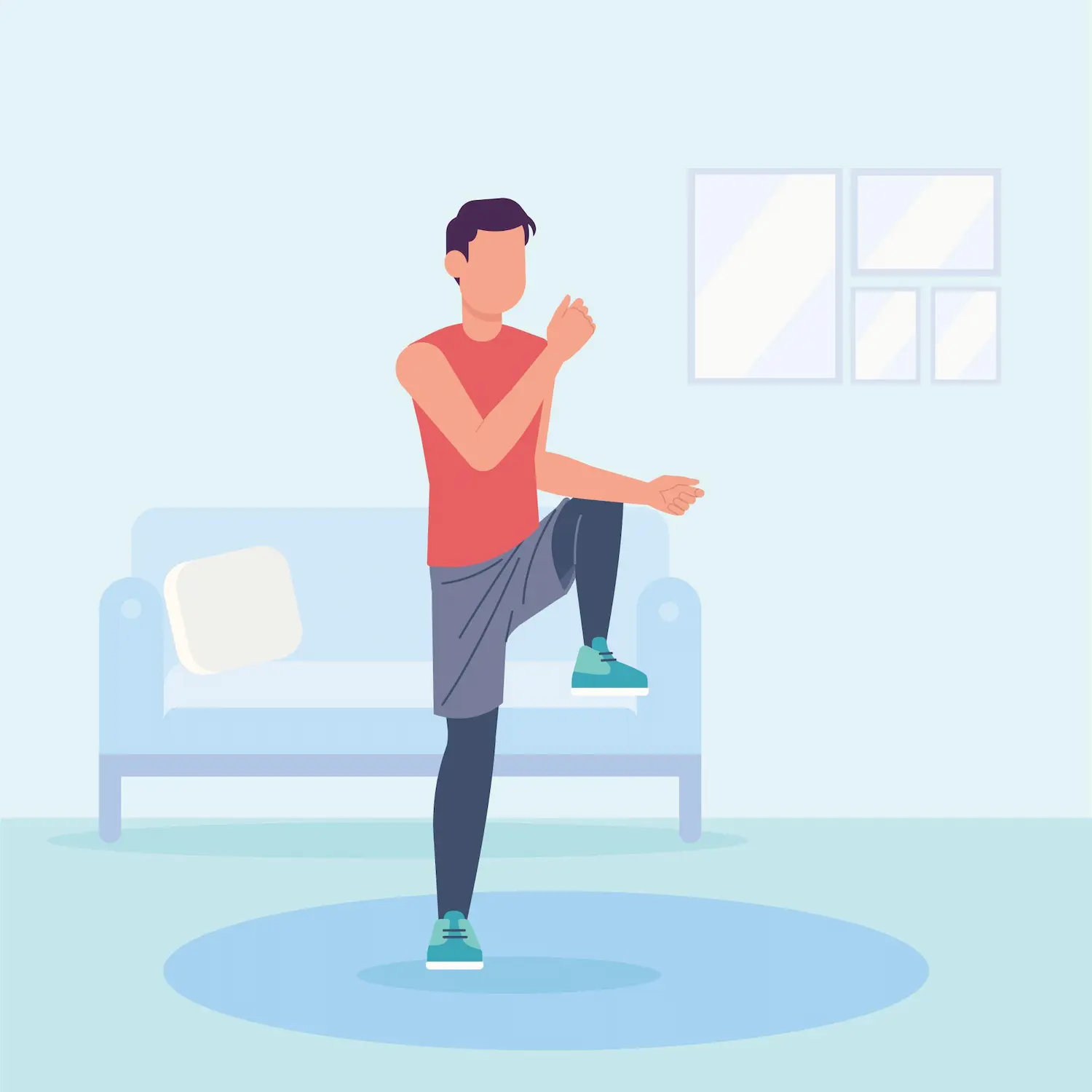 A twist move working the sides of the core with posture awareness.