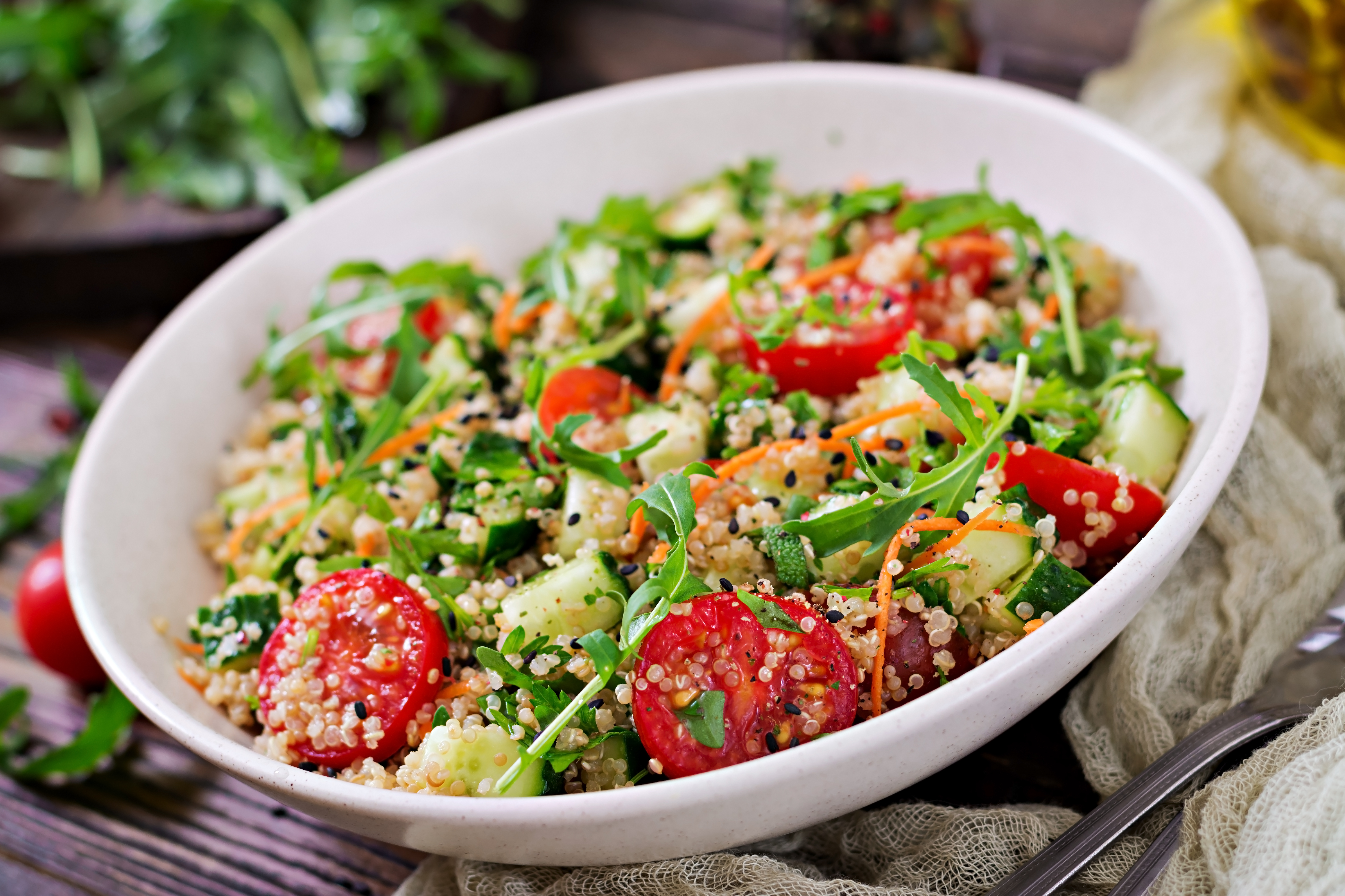 Stir fry quinoa